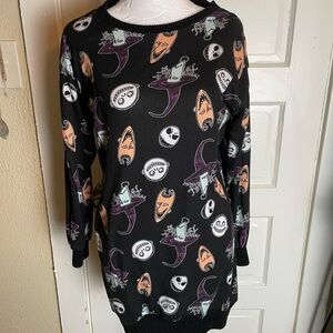 Nightmare Before Christmas long pajama shirt
